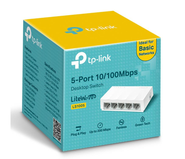 TP-Link 5p LS1005 (5x10/100Mbit) - 1063700 - zdjęcie 2